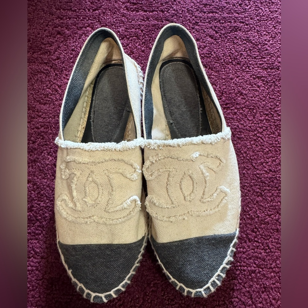 Chanel Canvas Espadrille.